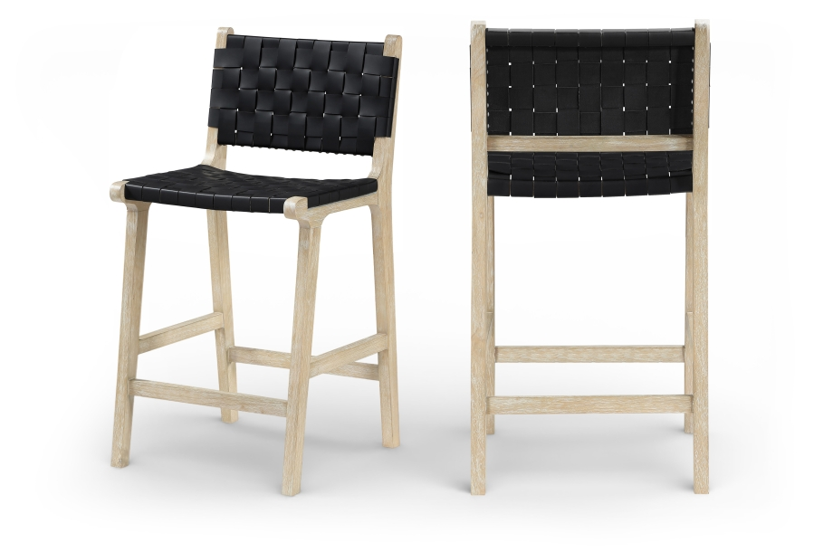 Intertwine Black Counter Stool