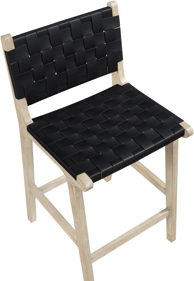 Intertwine Black Counter Stool