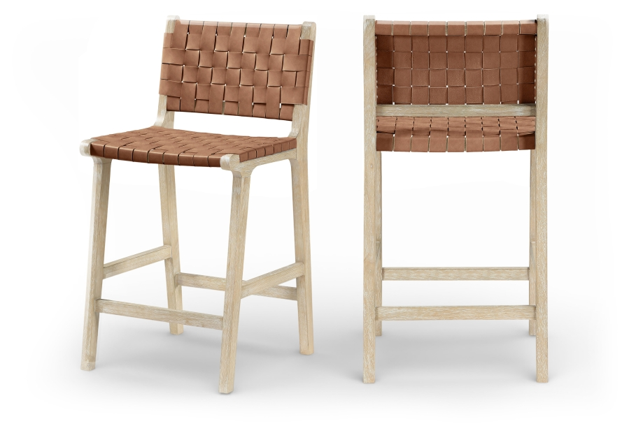 Intertwine Brown Counter Stool