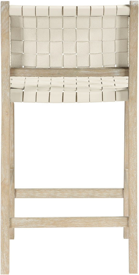 Intertwine Cream Counter Stool
