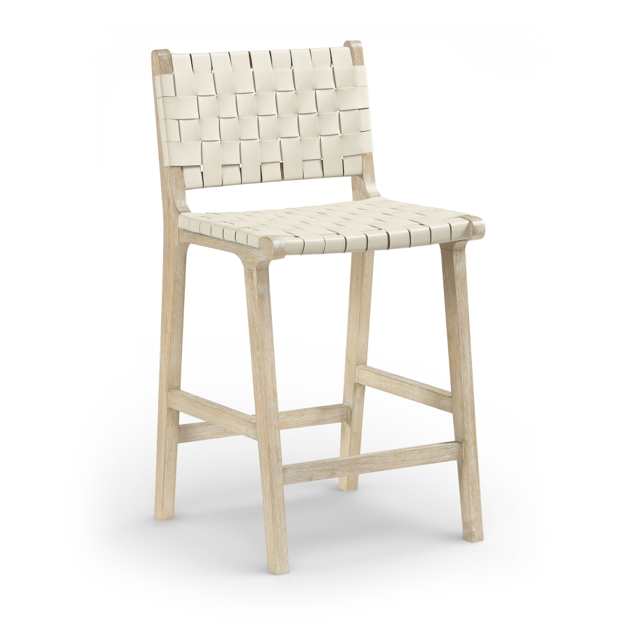 Intertwine Cream Counter Stool