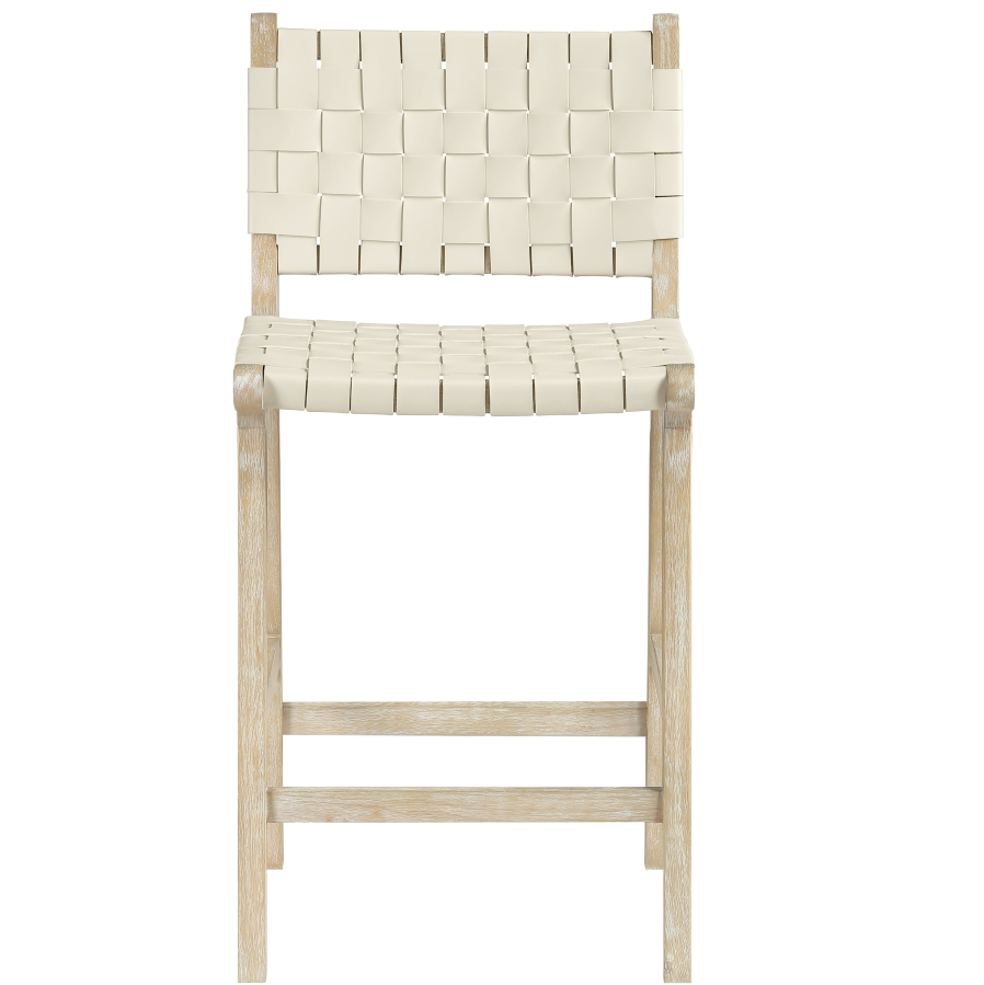 Intertwine Cream Counter Stool