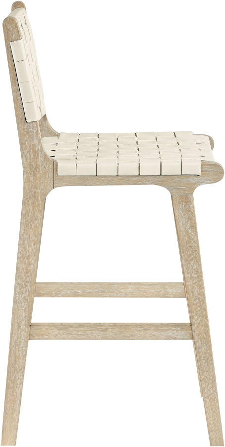 Intertwine Cream Counter Stool