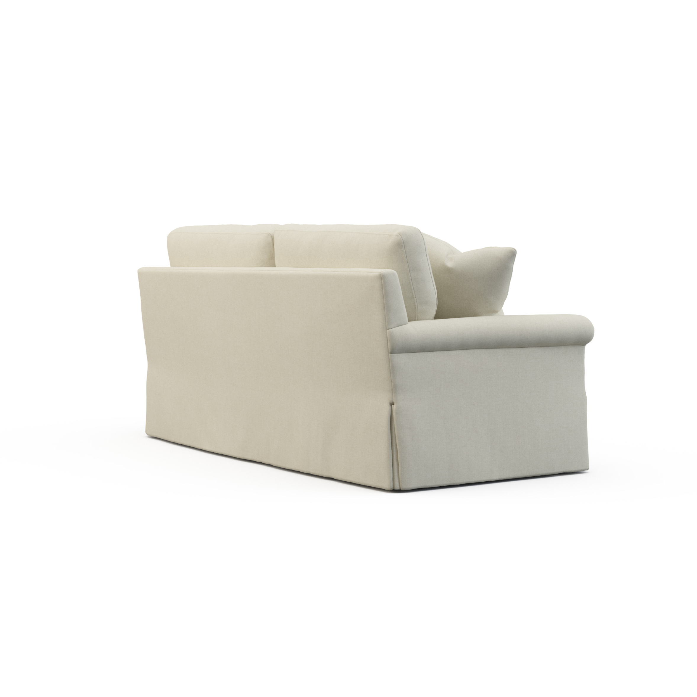 Julie Two Cushion Skirted Sofa 84''