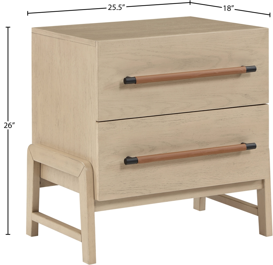 Kayla Natural Nightstand Drawer