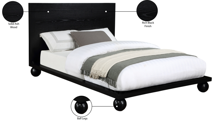 Kendrick Black King Bed