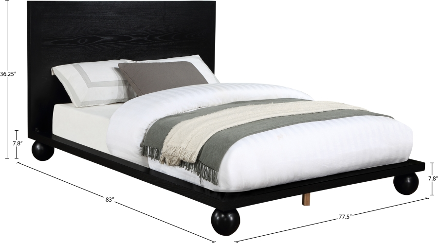 Kendrick Black King Bed
