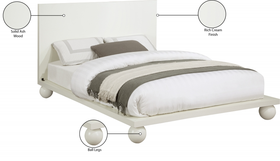 Kendrick Cream Queen Bed
