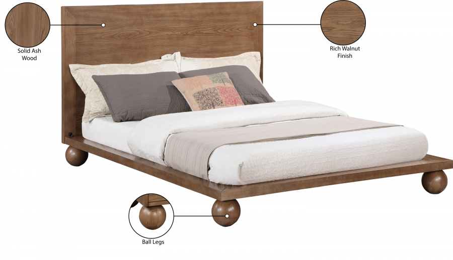 Kendrick Walnut Queen Bed