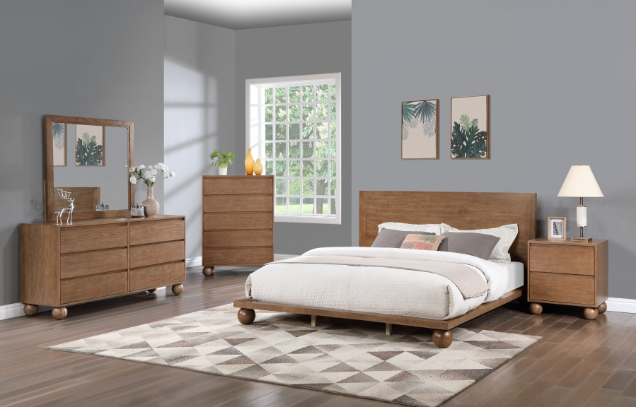 Kendrick Walnut Queen Bed