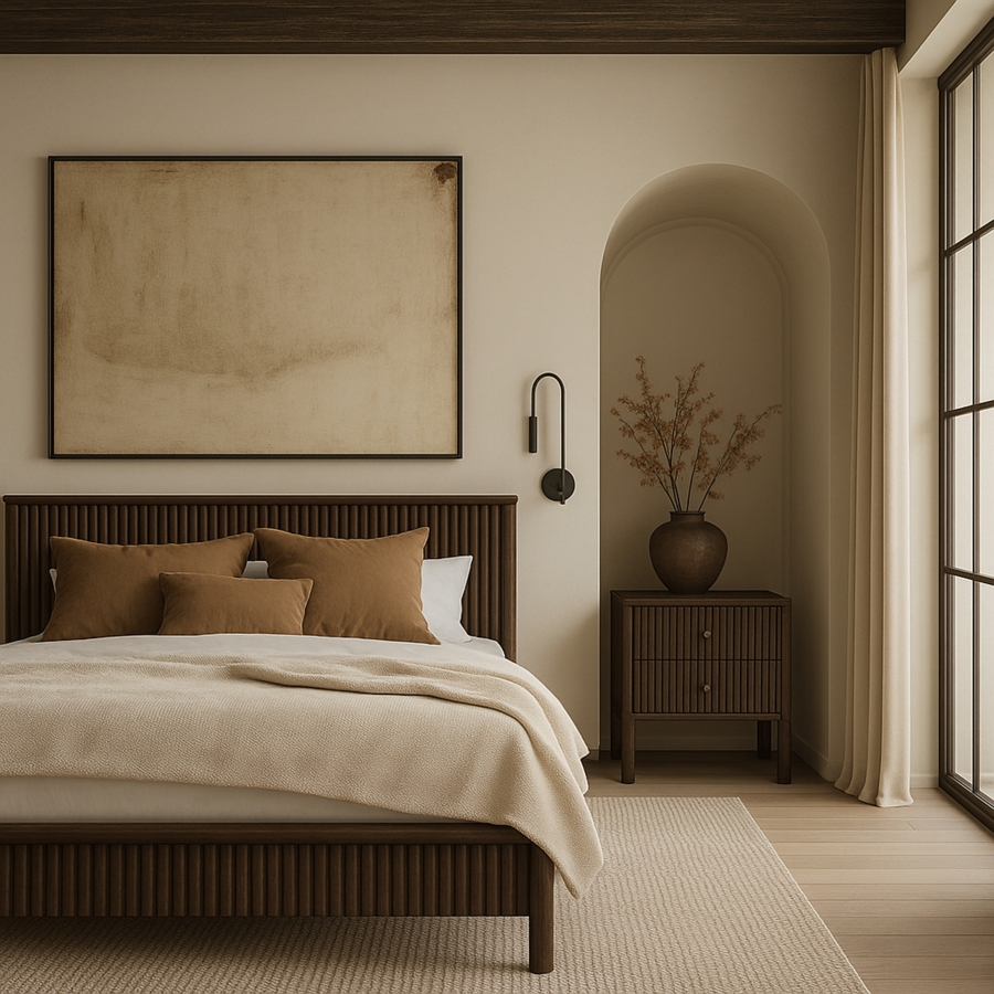 Kieran Brown King Bed