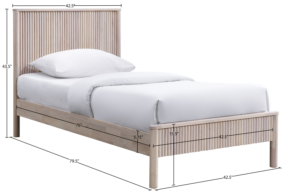 Kieran Natural Twin Bed