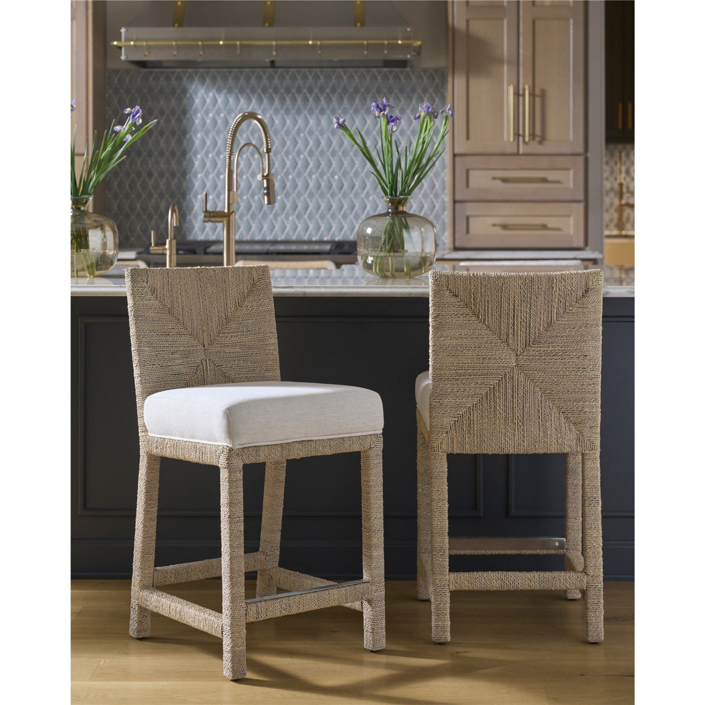 Rattan Counter Chair