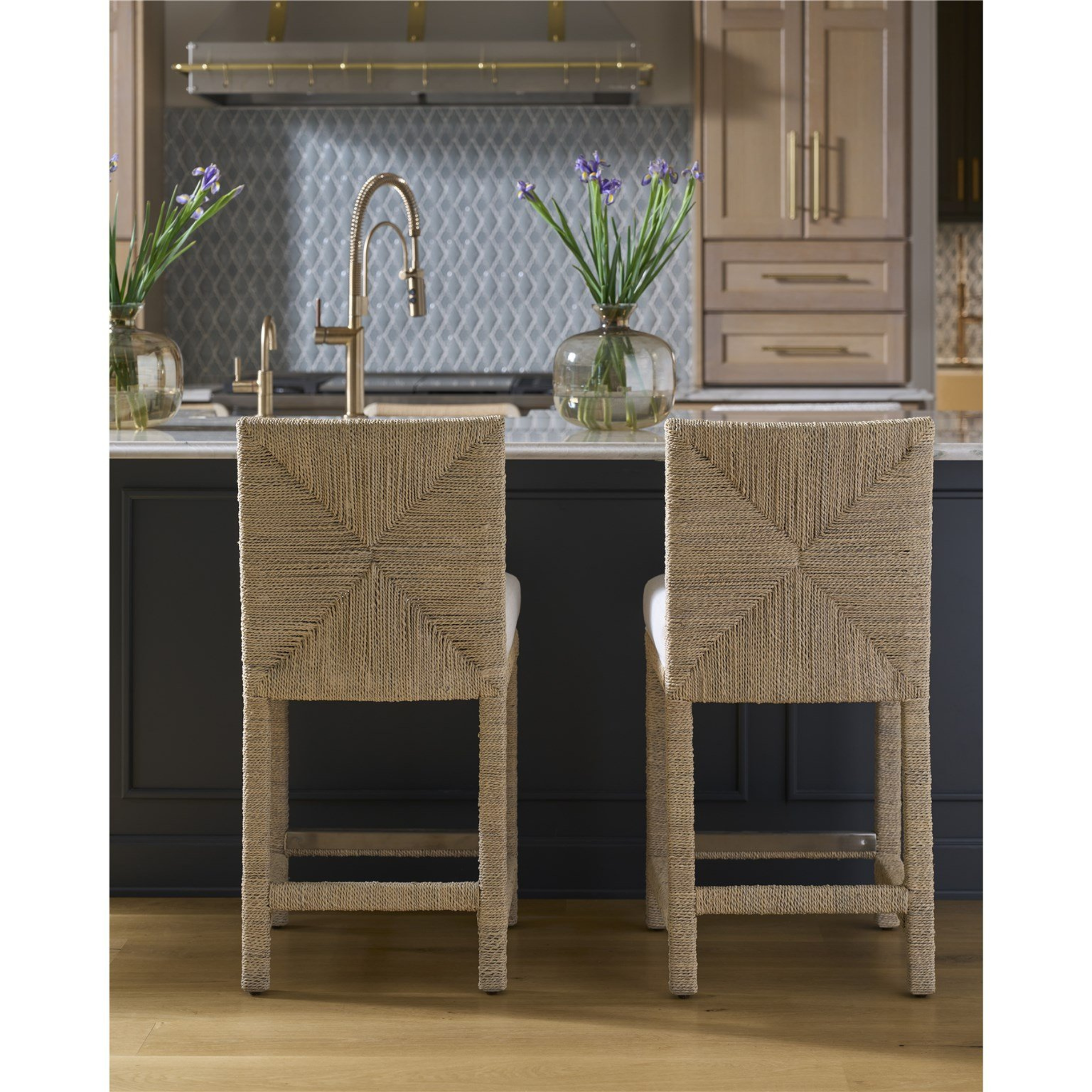 Rattan Counter Chair