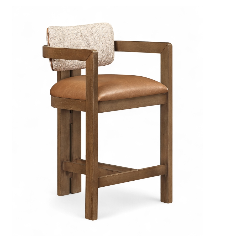 Regina Cognac Counter Stool
