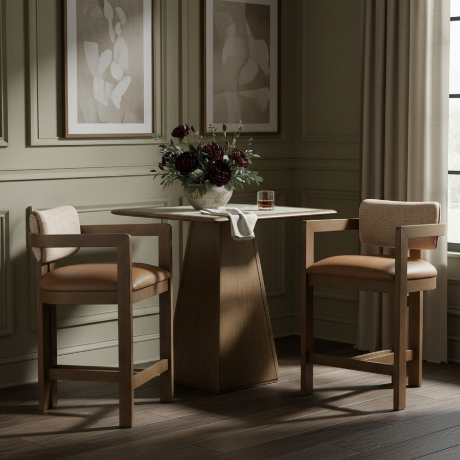 Regina Cognac Counter Stool