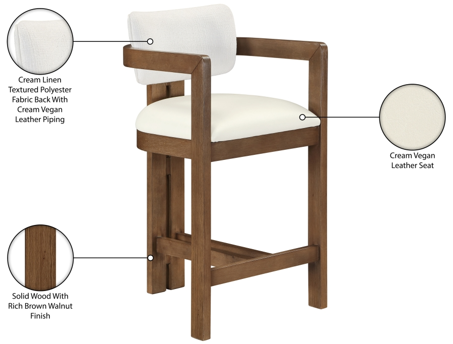 Regina Cream Counter Stool