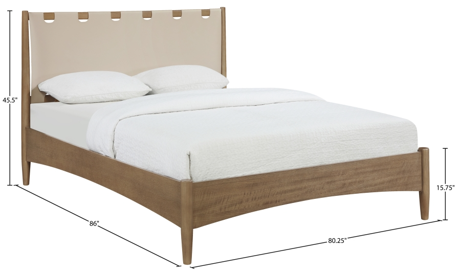 Sanford Beige King Bed