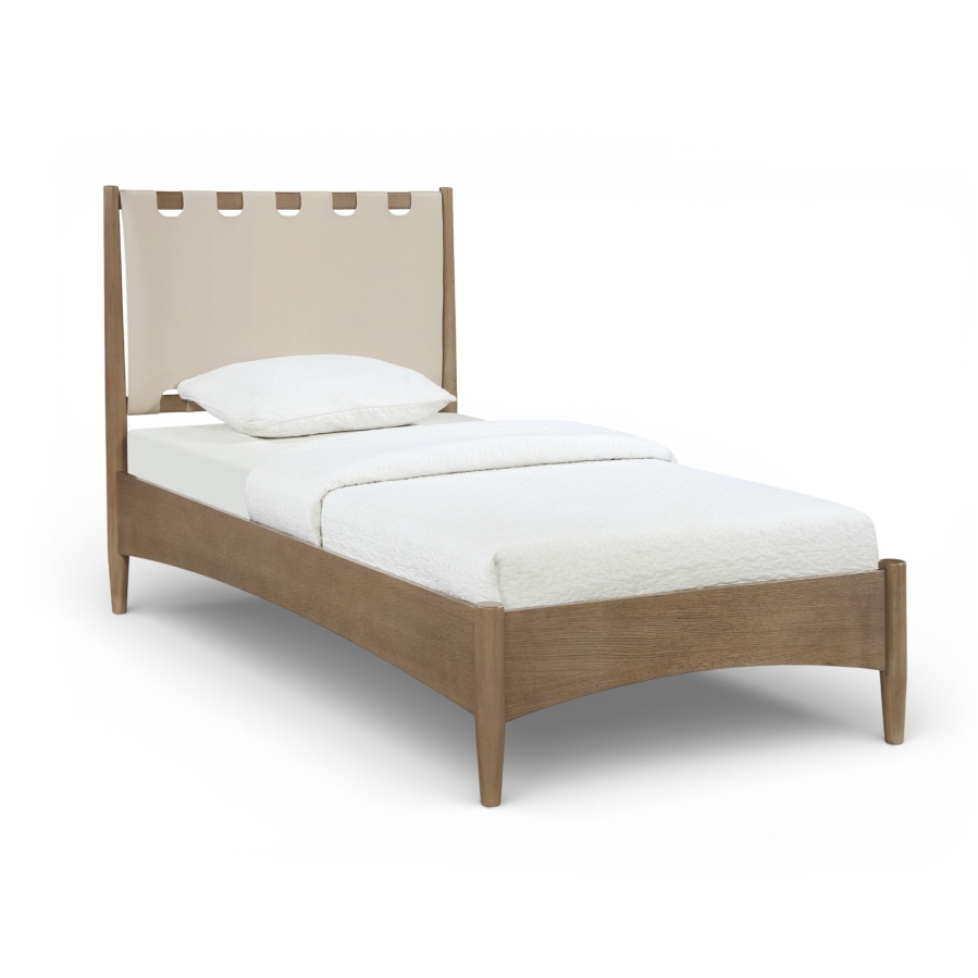 Sanford Beige Twin Bed