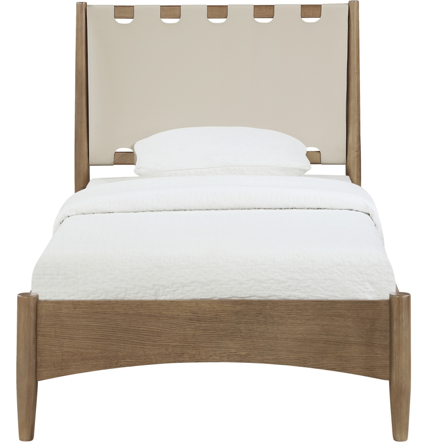 Sanford Beige Twin Bed