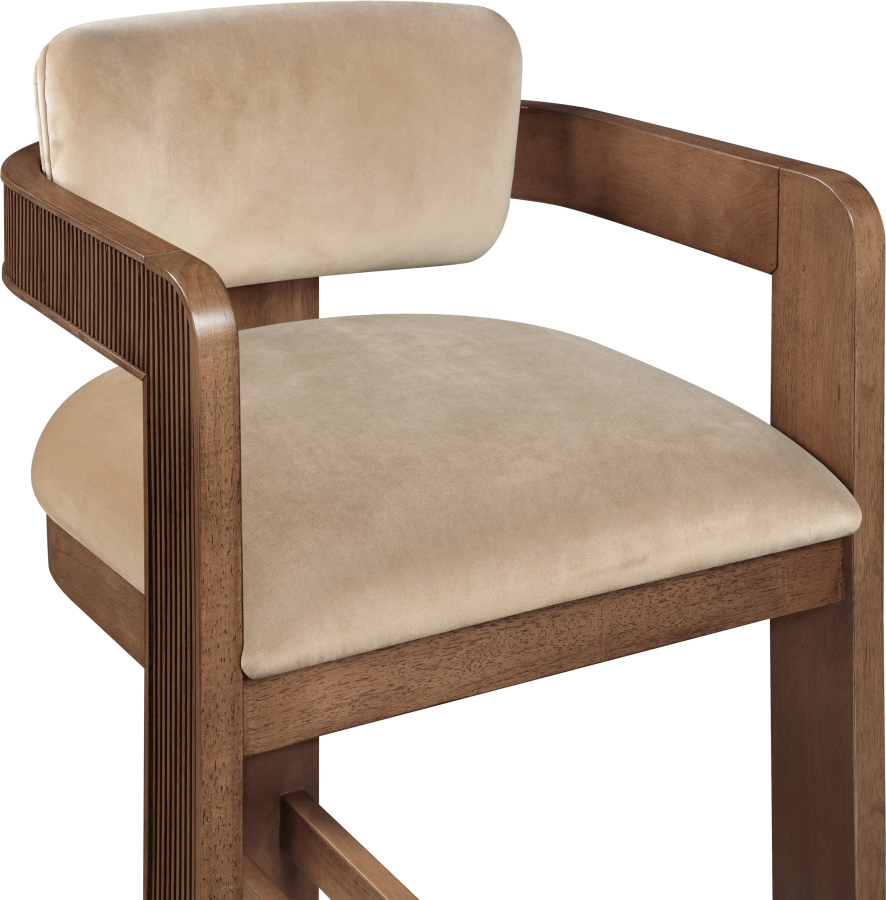 Sasha Beige Counter Stool