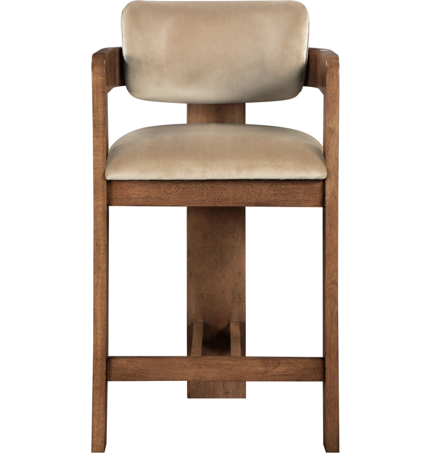 Sasha Beige Counter Stool