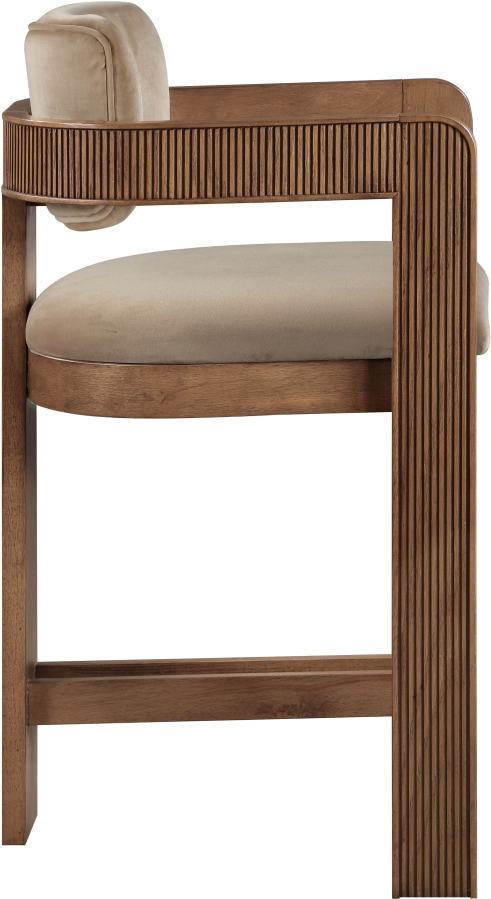 Sasha Beige Counter Stool