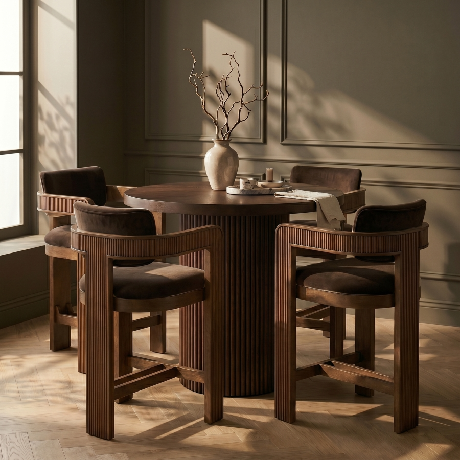 Sasha Brown Counter Stool
