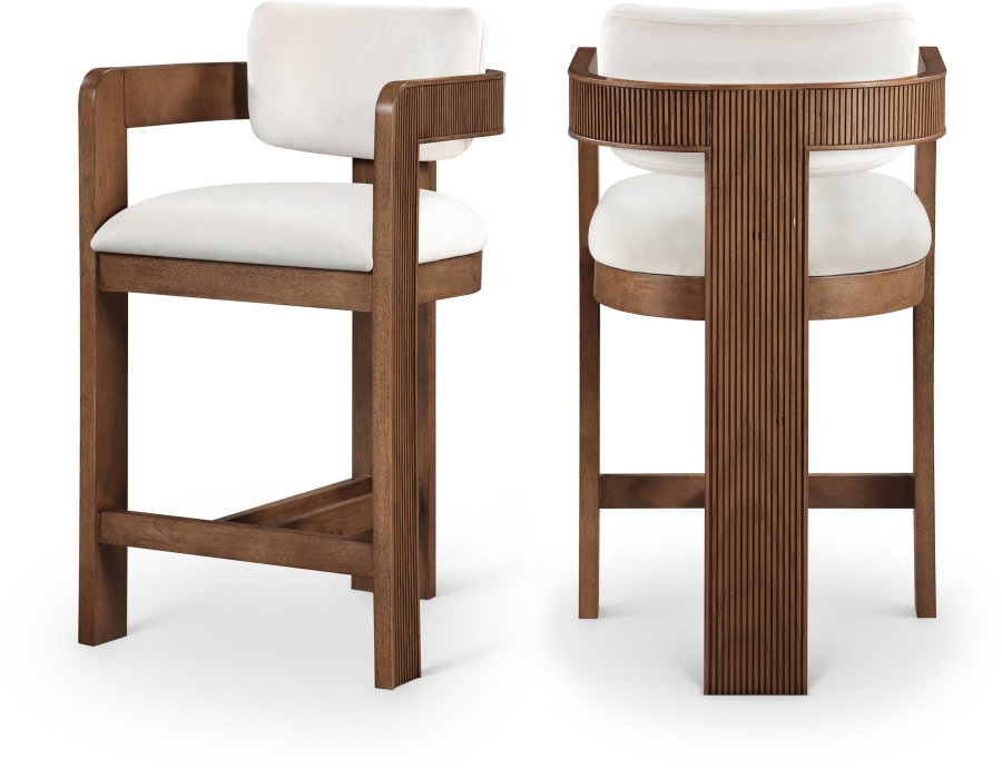 Sasha Cream Counter Stool
