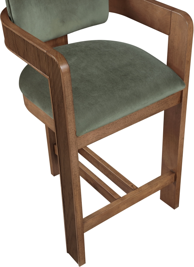 Sasha Green Counter Stool