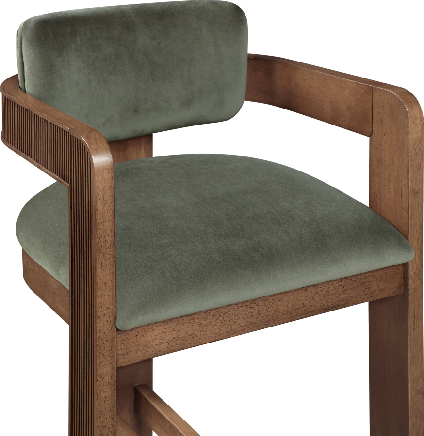 Sasha Green Counter Stool