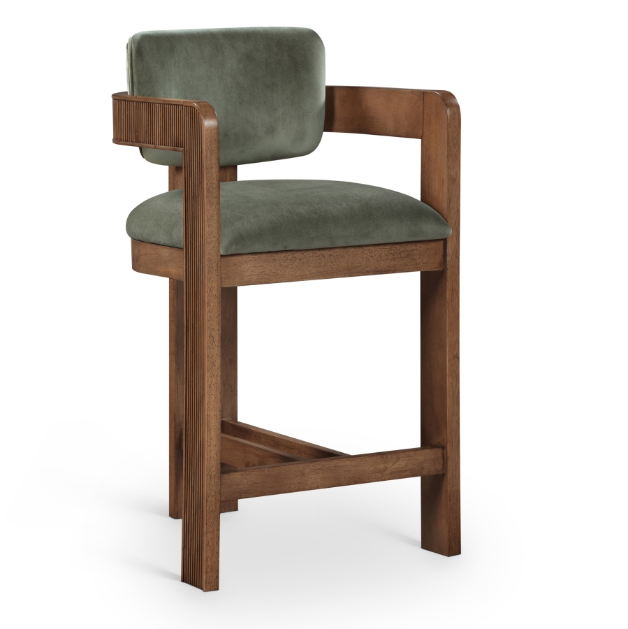 Sasha Green Counter Stool