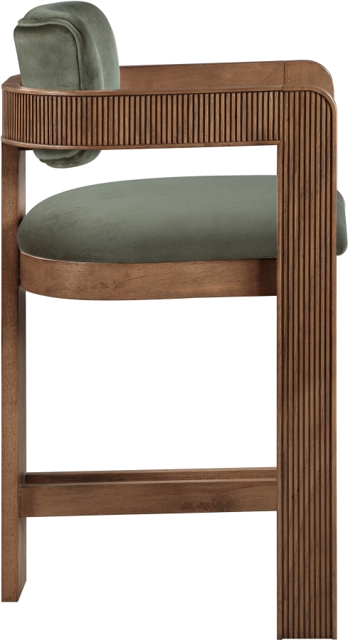 Sasha Green Counter Stool