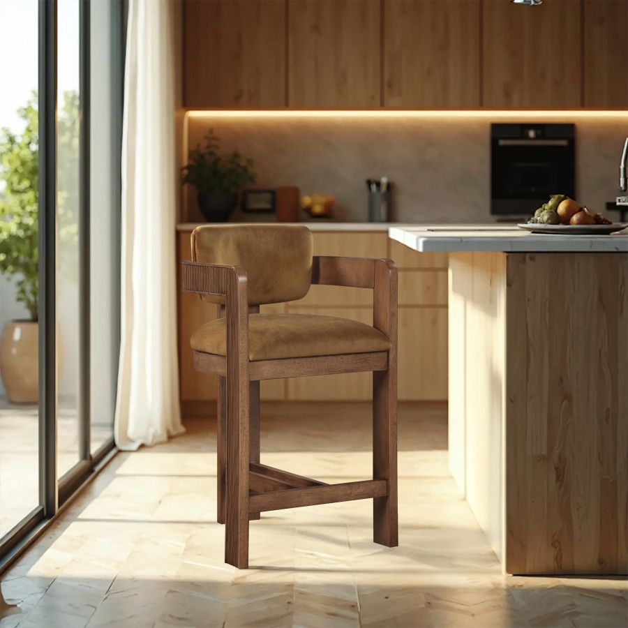 Sasha Saddle Counter Stool