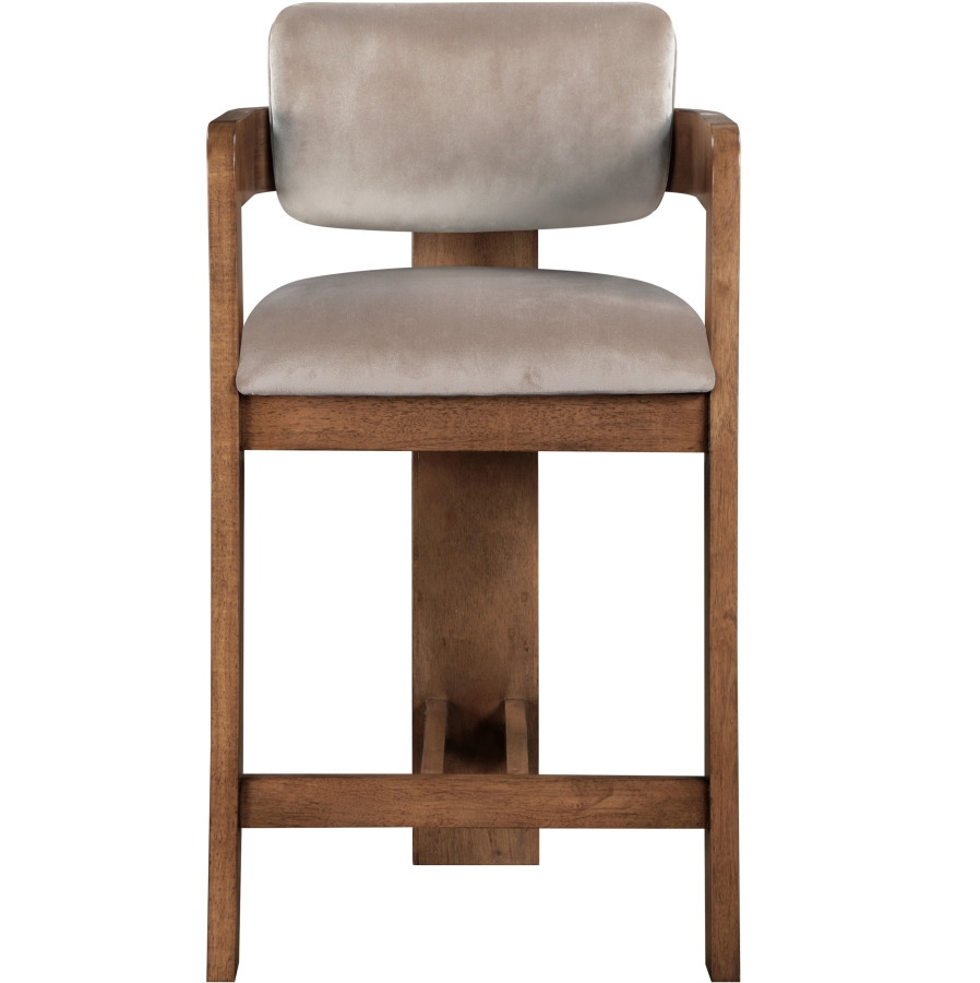 Sasha Taupe Counter Stool