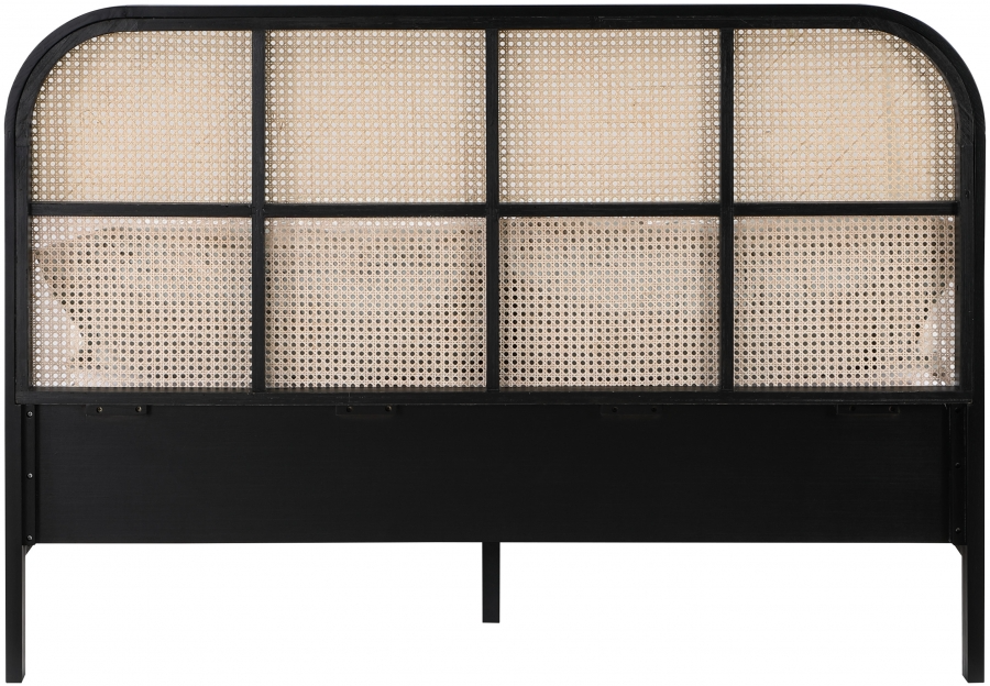Siella Black King Bed