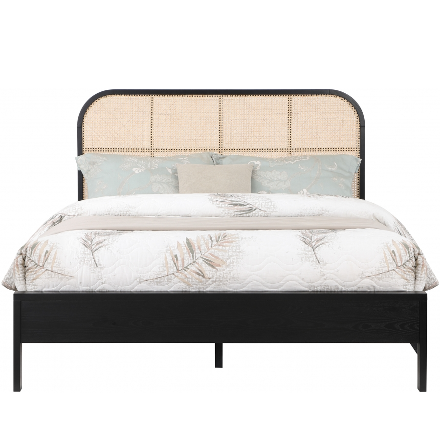 Siella Black King Bed