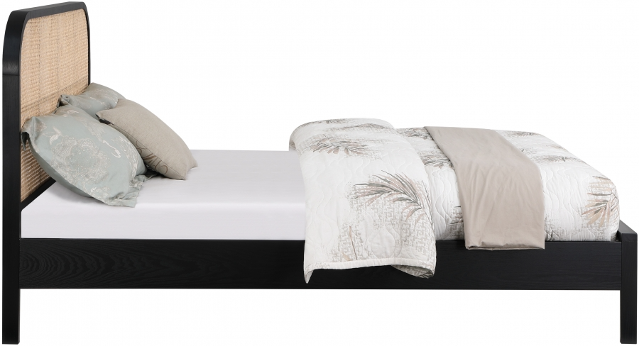 Siella Black King Bed