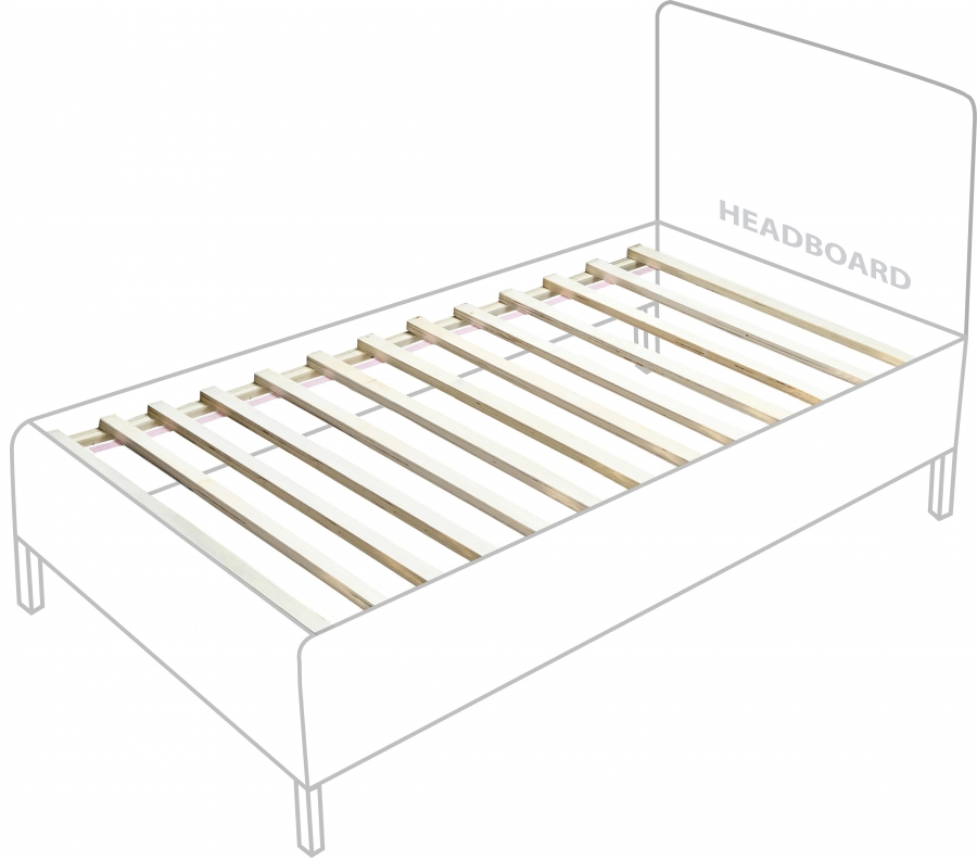 Siella Black Twin Bed