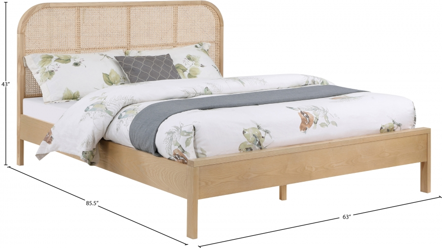 Siella Natural Queen Bed