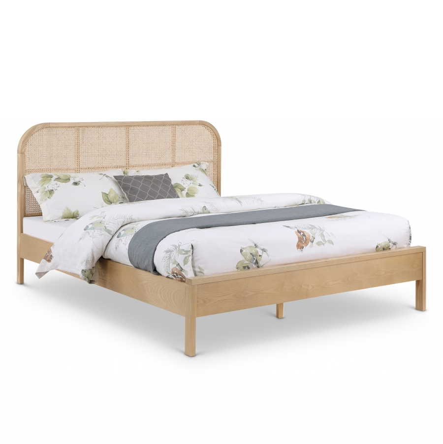 Siella Natural Queen Bed