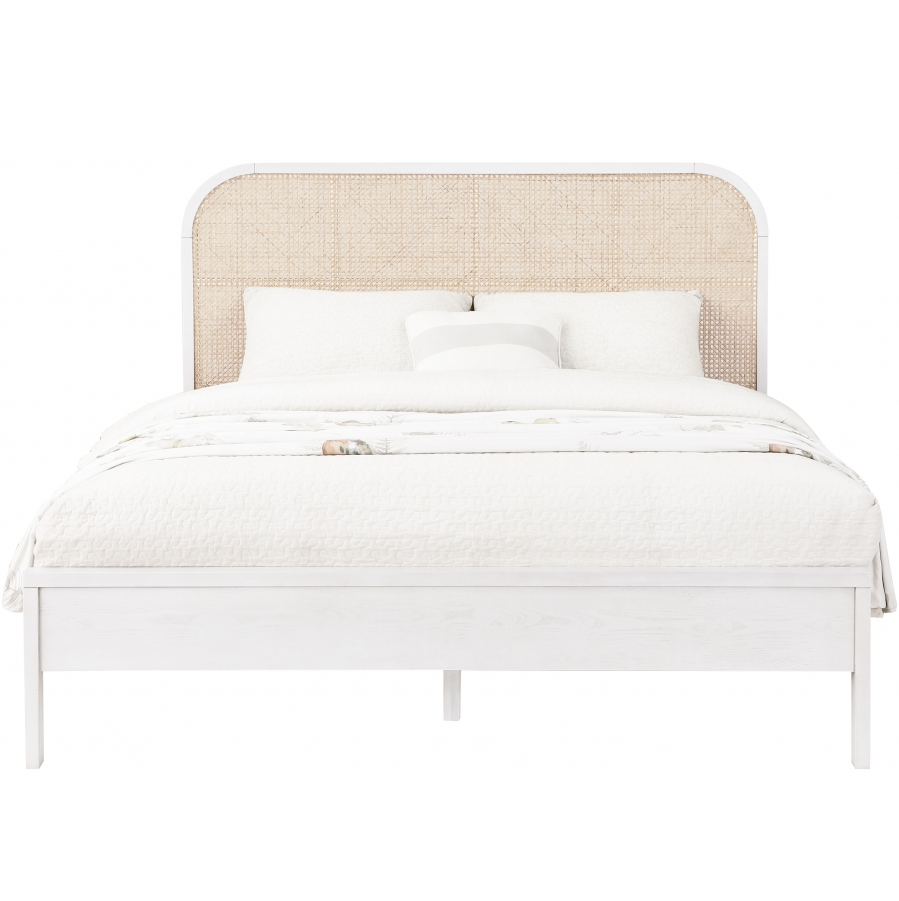 Siella White Full Bed