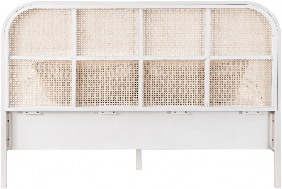 Siella White Queen Bed