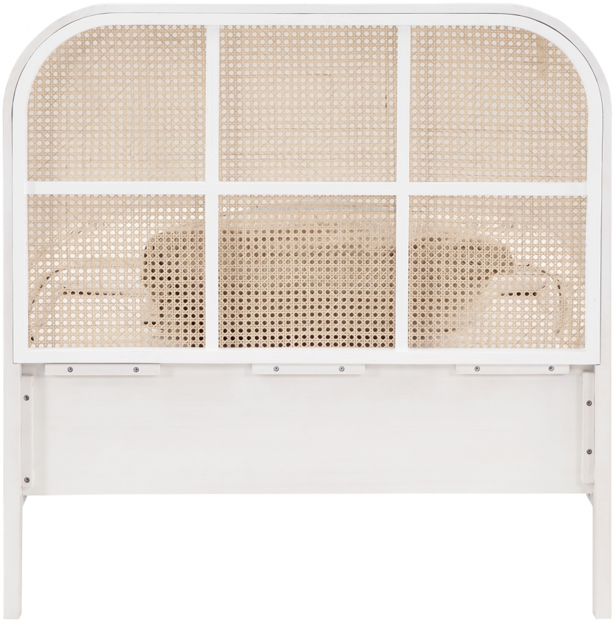 Siella White Twin Bed