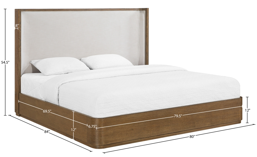 Tibby Brown King Bed