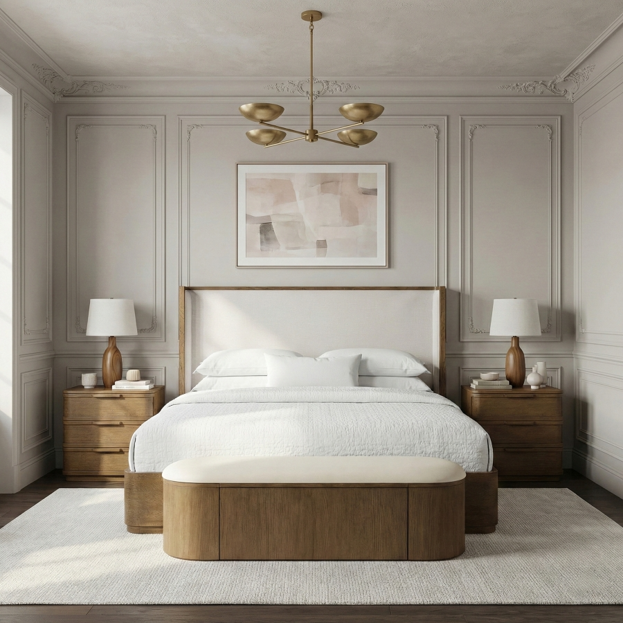 Tibby Brown King Bed