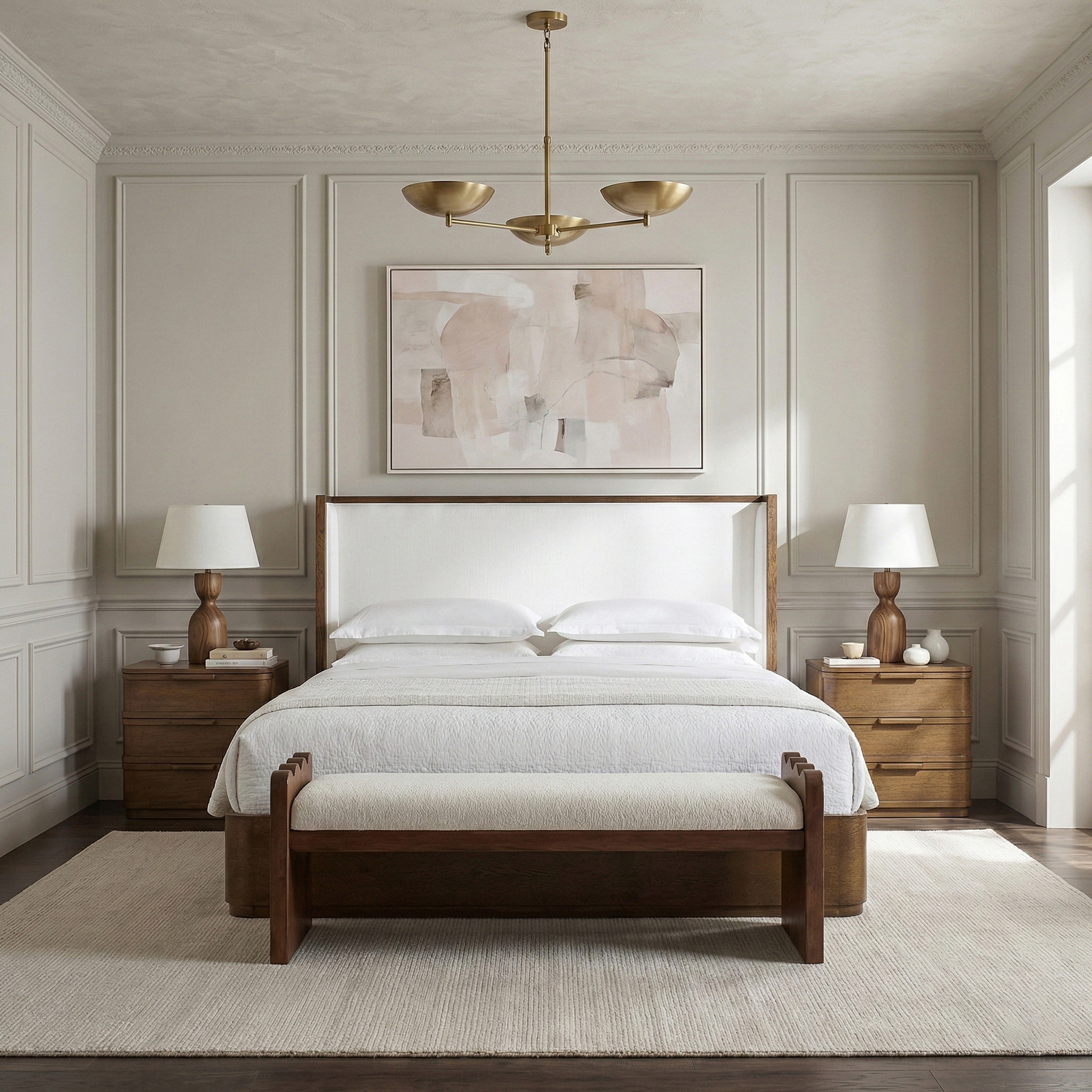 Tibby Brown Queen Bed