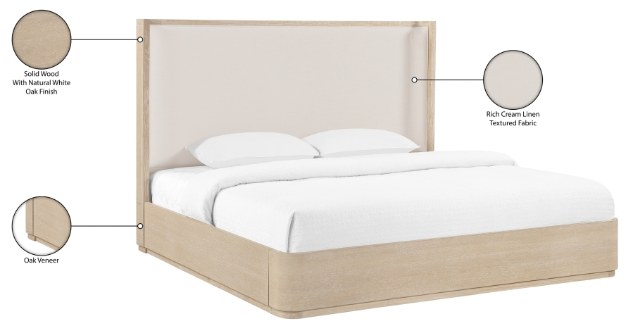 Tibby Natural Queen Bed