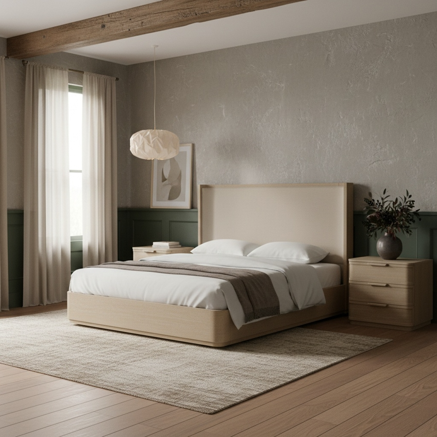 Tibby Natural King Bed