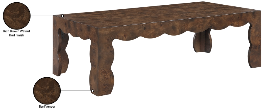 Vasily Brown Coffee Table